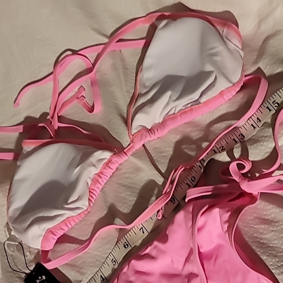 NWT SEXY classic side tie halter tie back padded slide cup bikini timele… - Picture 12 of 12